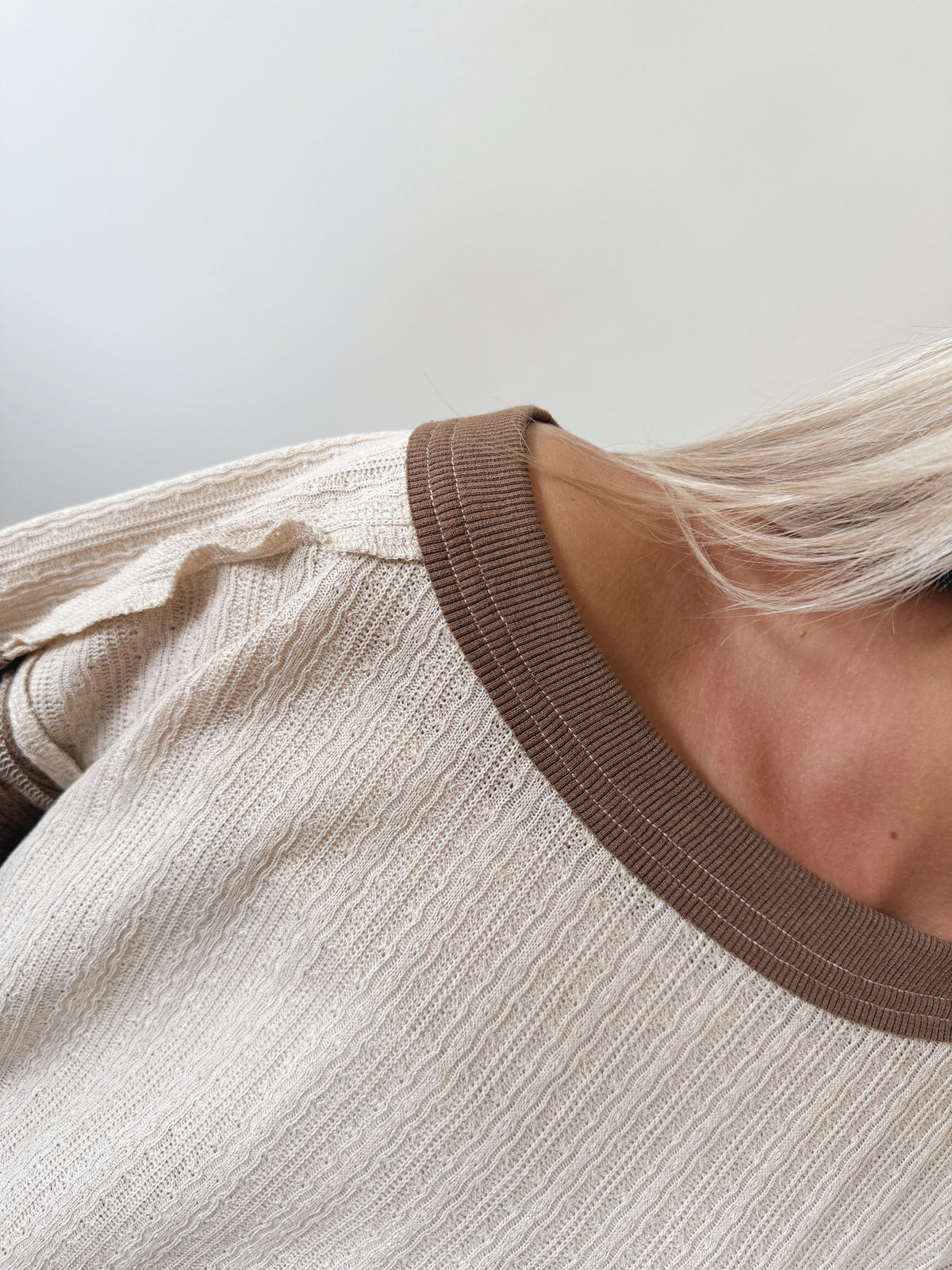 Honeycomb Knit Top
