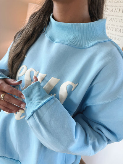 Jesus Saves Reversible Mockneck