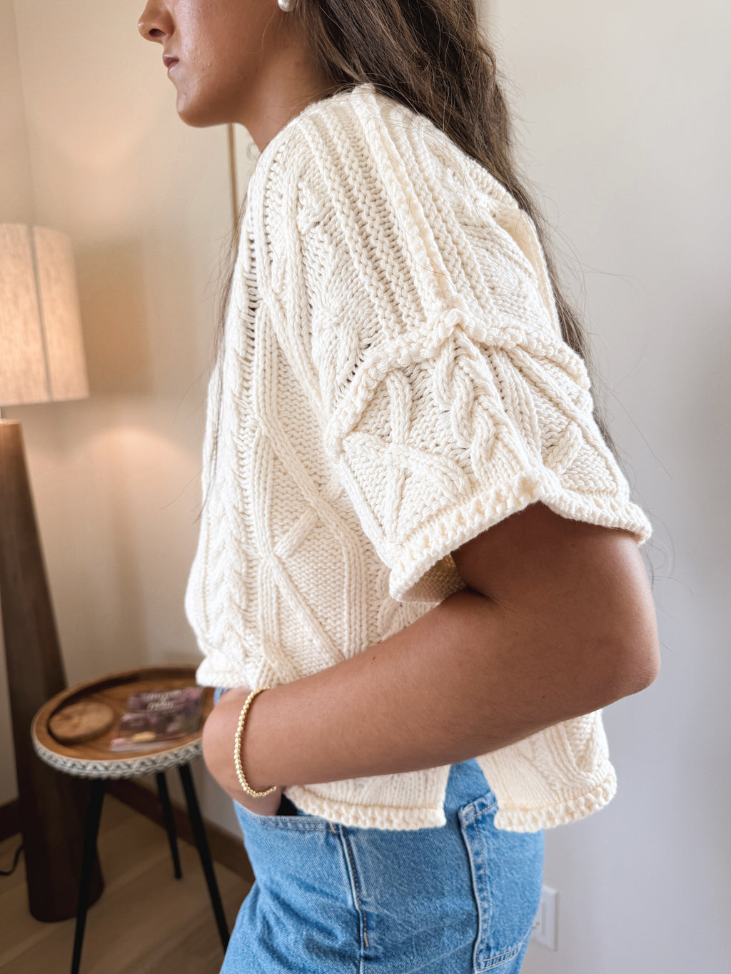 Ivory Knit Sweater
