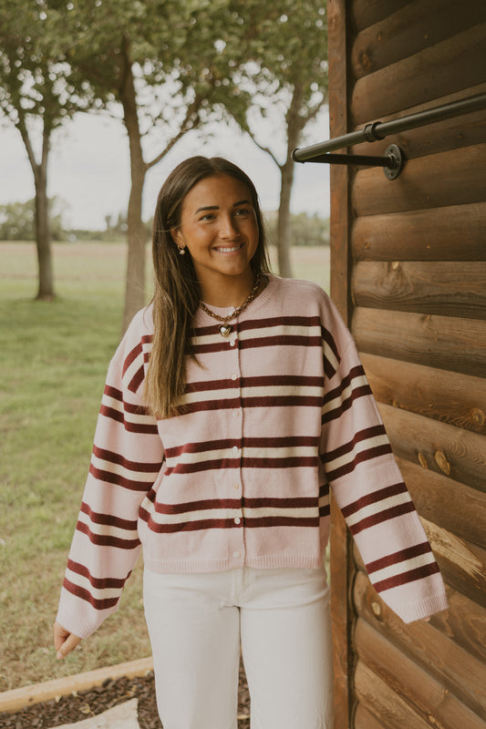 Cali striped cardigan