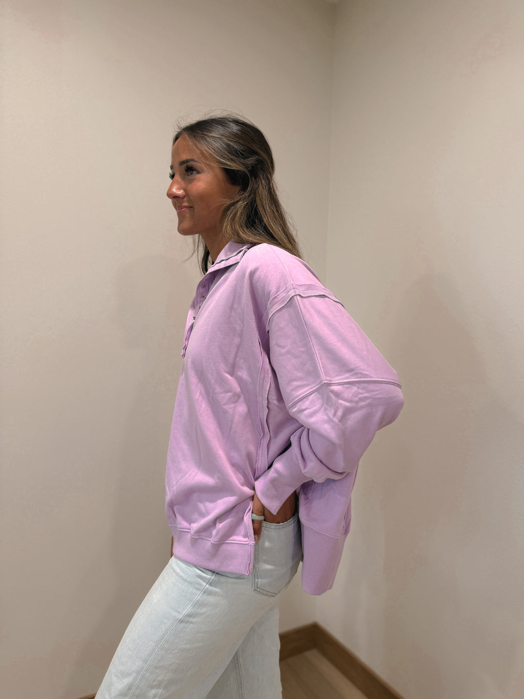 Henley Sweatshirt