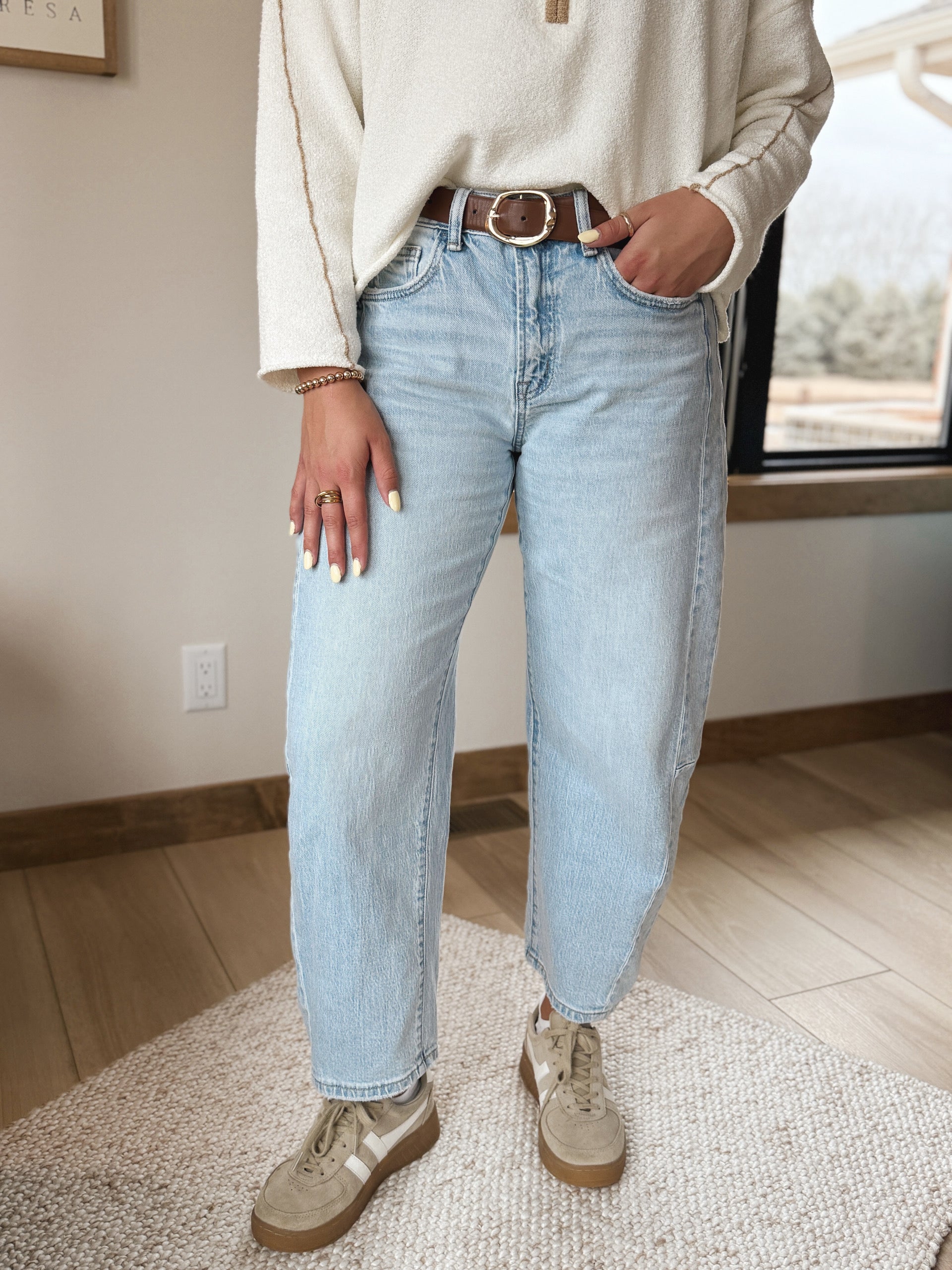 Your Go-to Barrel Jean
