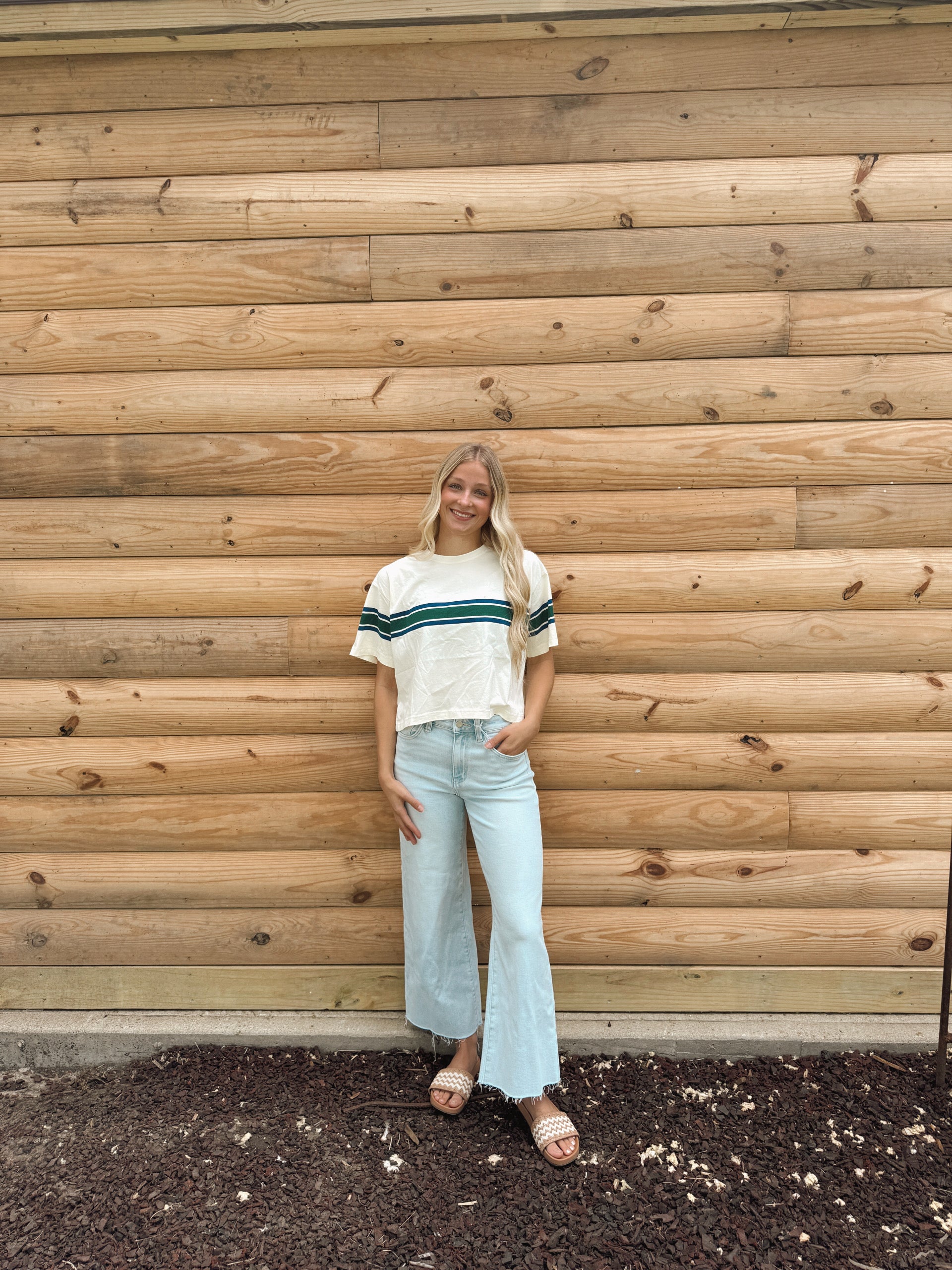 Hailey High Rise Cut Jeans