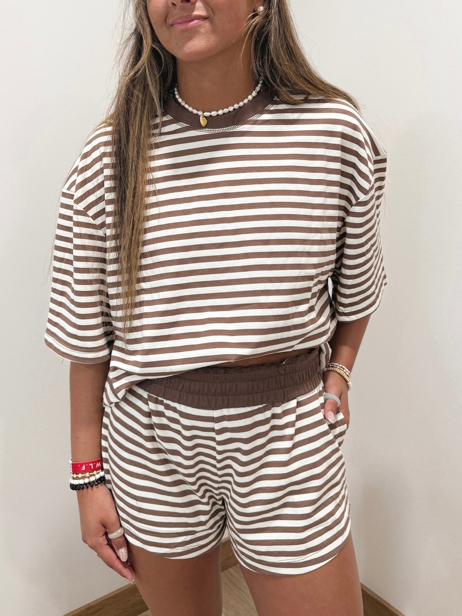 Lena Striped Set