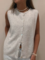 Sleeveless Cardigan