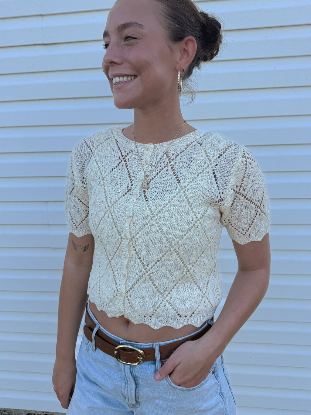 Sugar Pear Cardigan Top