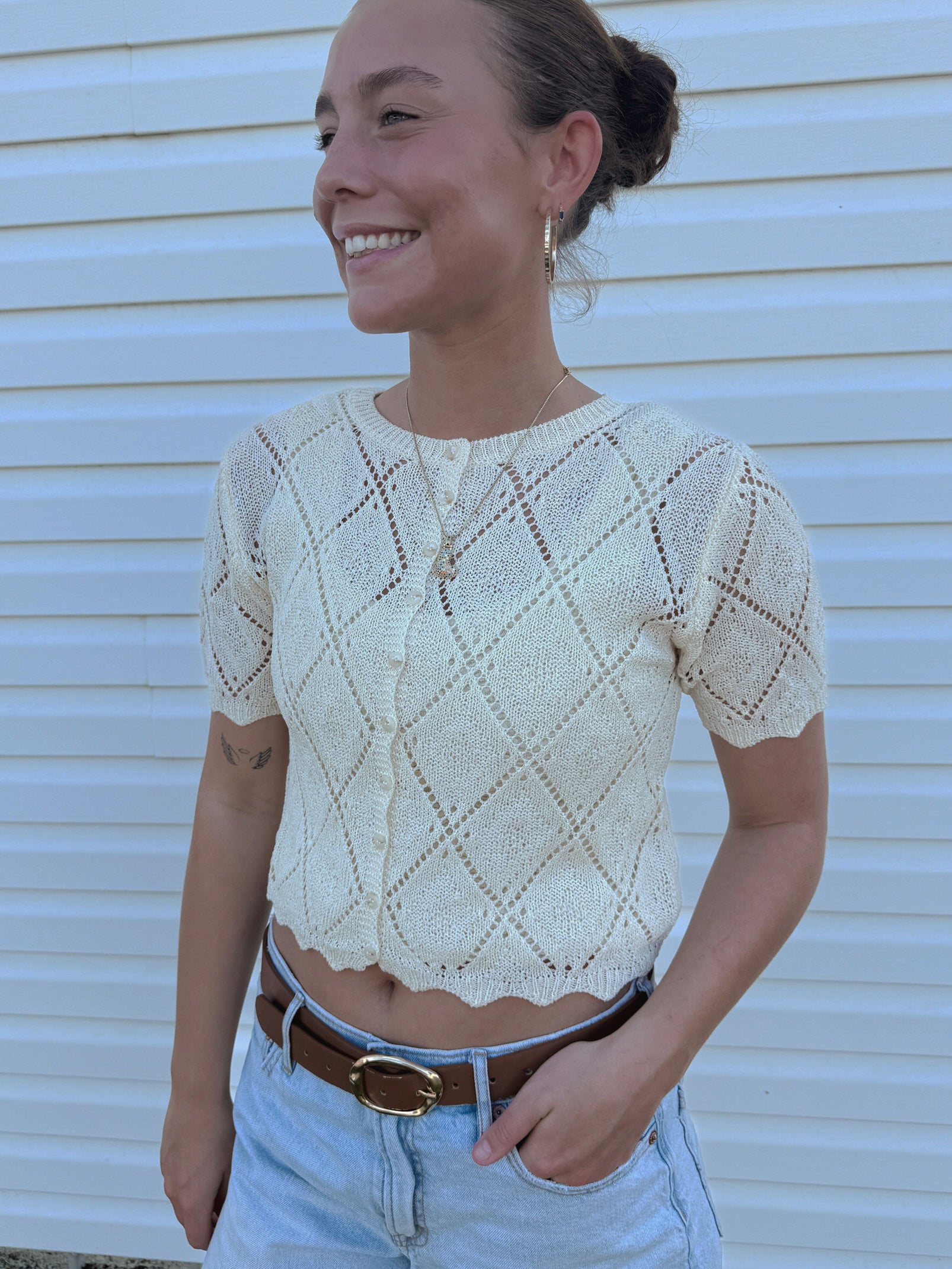 Sugar Pear Cardigan Top