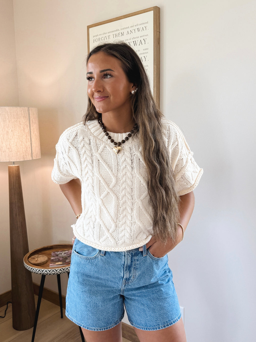 Ivory Knit Sweater
