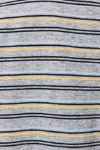 OVERSIZED SHORT SLEEVE STRIPE TOP