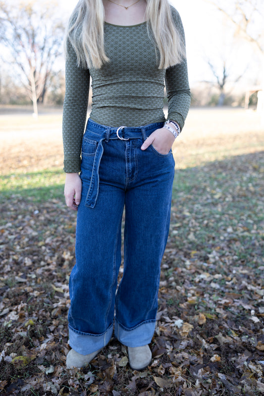 Harper Cuff Jeans