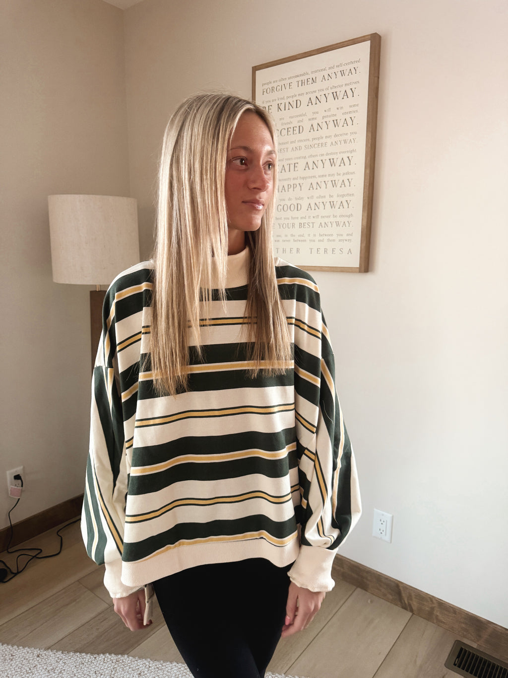 Woodland Stripe Pullover