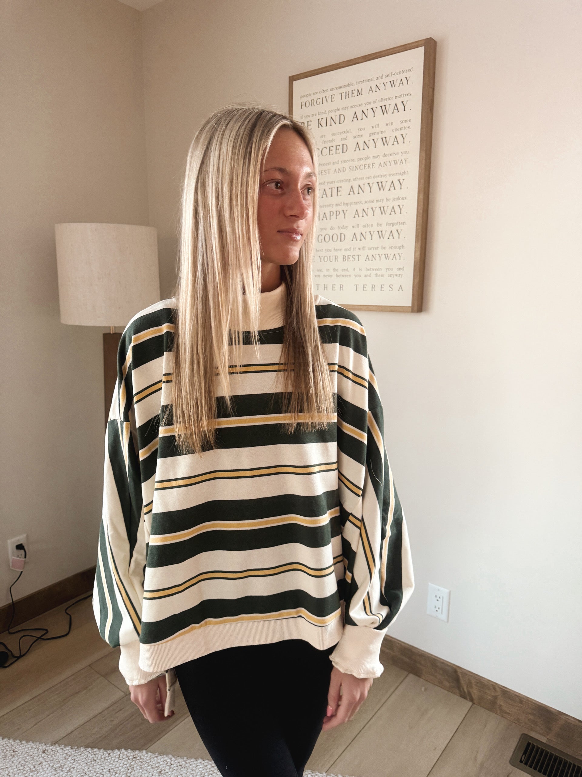 Woodland Stripe Pullover