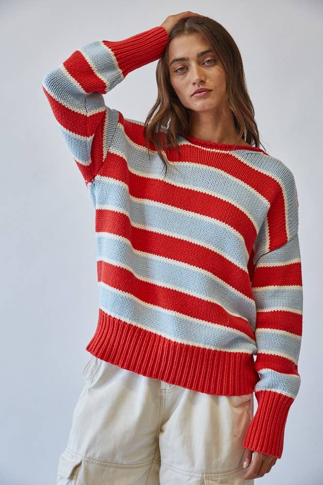 Soft Tide Stripe Knit