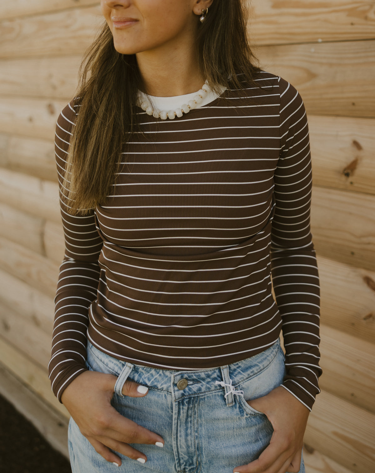 The Cocoa Striped Top