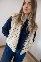 Floral Fleece Vest
