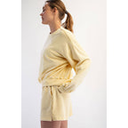 MINERAL WASHED FRENCH TERRY SHORT SET