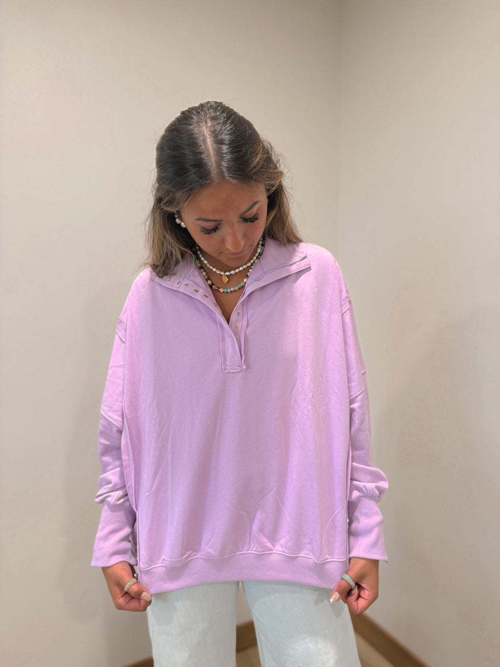 Henley Sweatshirt