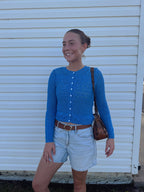 Blueberry Crochet shirt