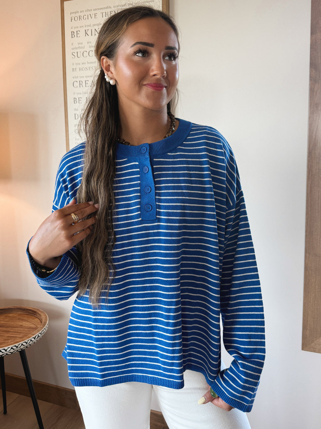 Bluebell stripe sweater
