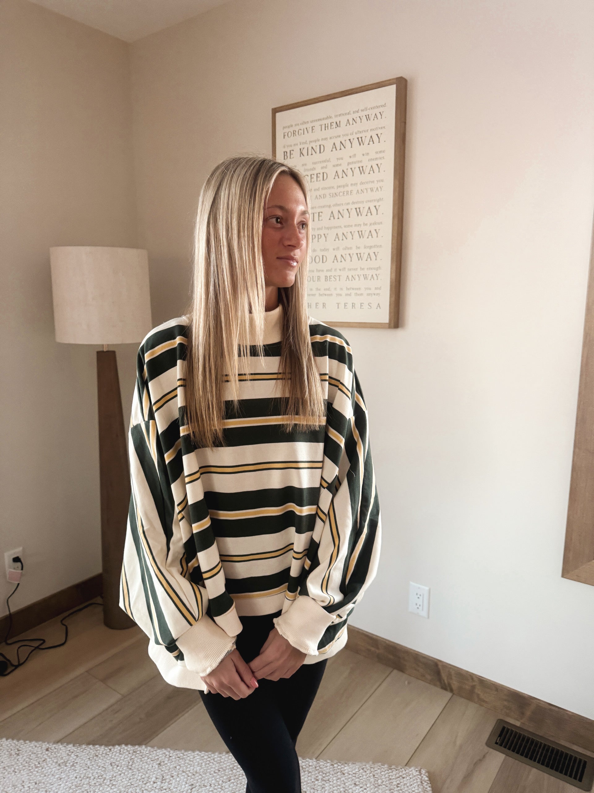 Woodland Stripe Pullover