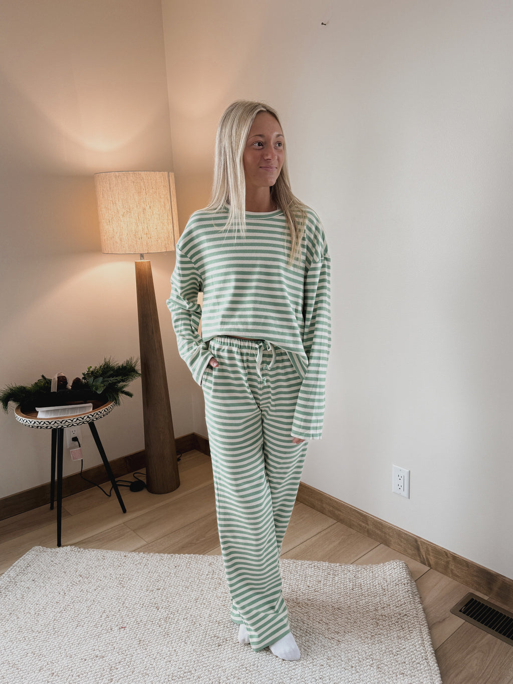 Meadow Stripe Matching Set