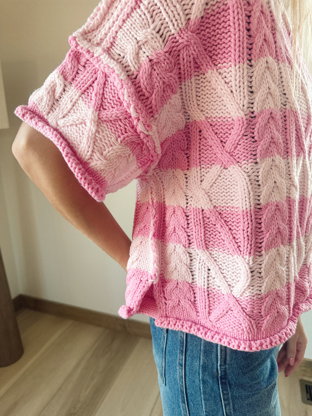 Pink Petal Knit