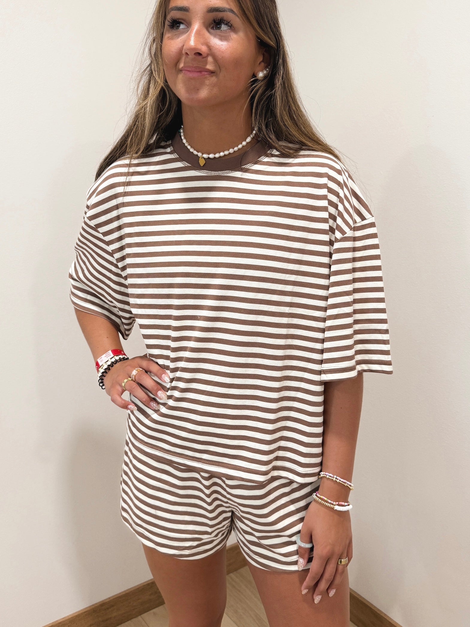 Lena Striped Set