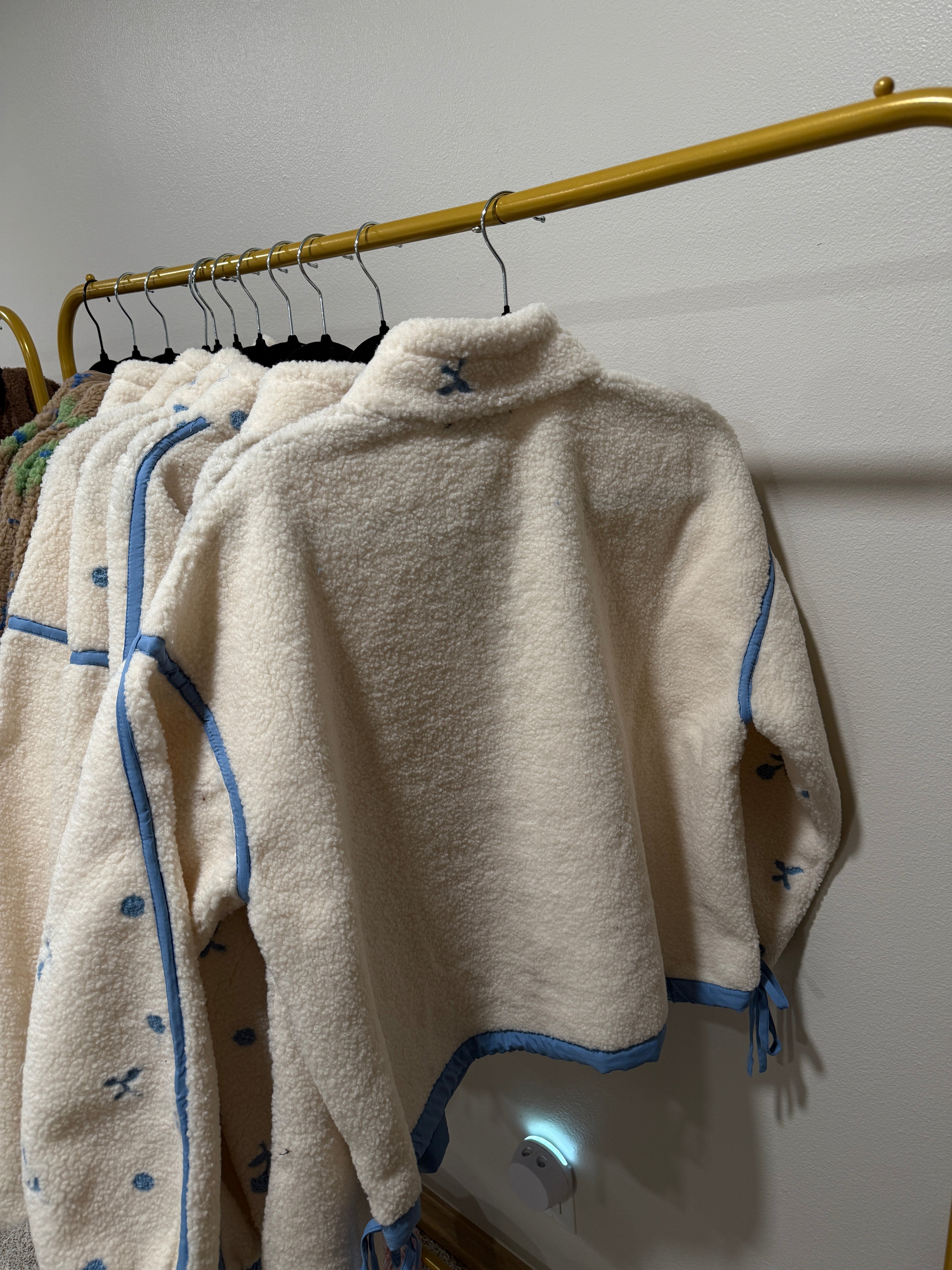 The Frosted Floral Sherpa