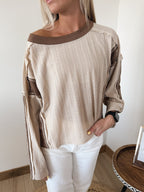 Honeycomb Knit Top