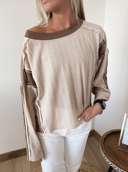 Honeycomb Knit Top