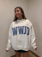 WWJD & AMEN Reversible Mock Neck Sweatshirt