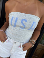USA tube top