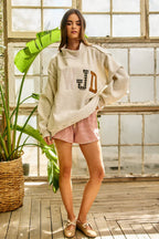 IT2594E-WWJD1 | WWJD Embroidered Mock-neck Sweatshirt