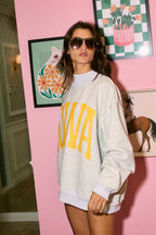 IT2594-IOWA | 'IOWA & IA' Reversible Mock Neck Sweatshirt