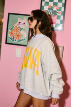 IT2594-IOWA | 'IOWA & IA' Reversible Mock Neck Sweatshirt